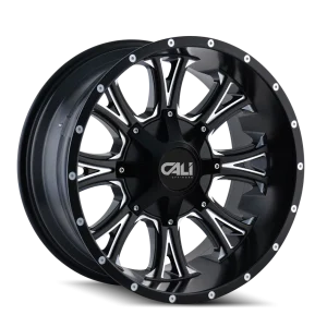 Cali Off-Road – AMERICANA – Black – 20″x10″ -25mm – Summer Wheels – 9101-2176M